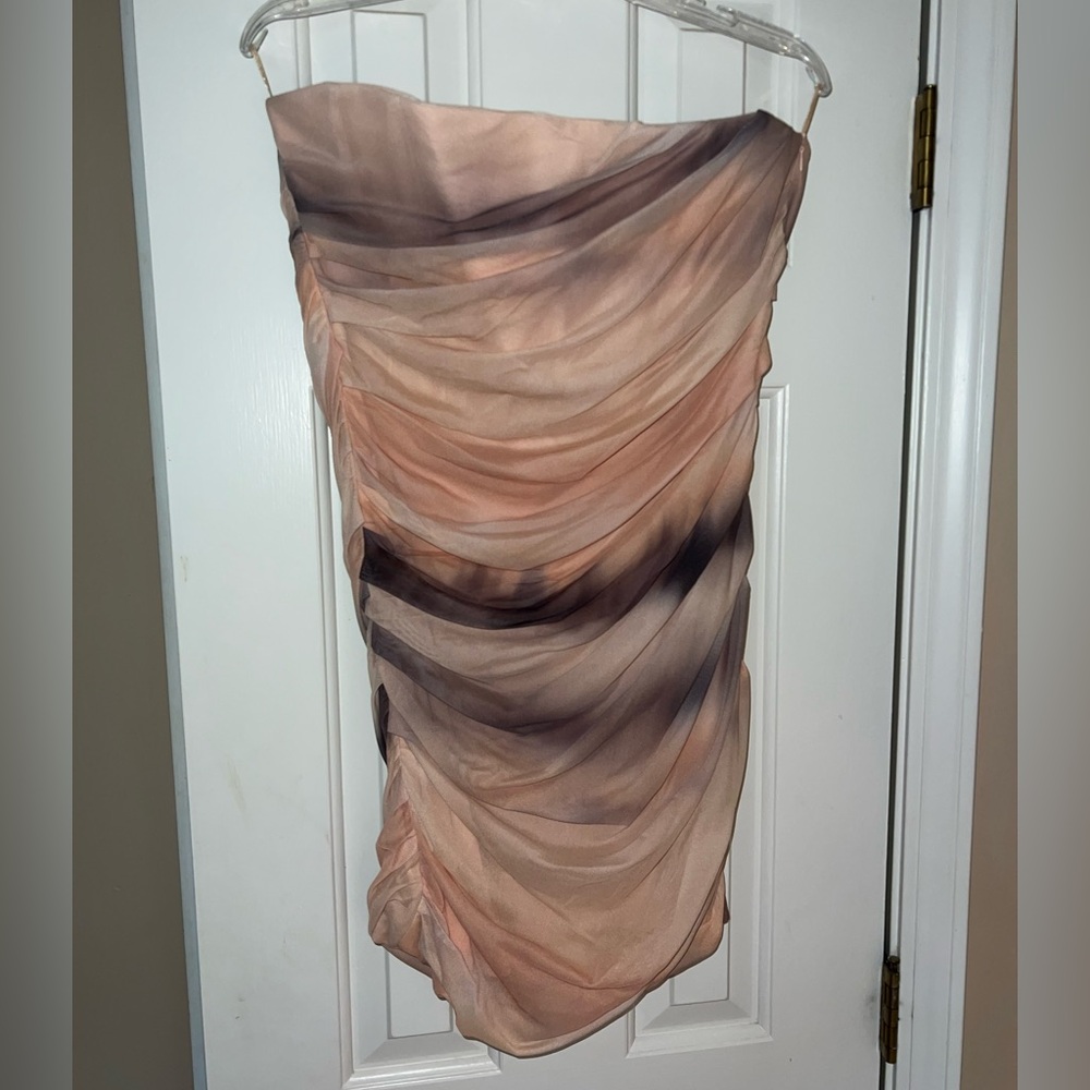 ZARA Tulle Strapless Dress